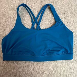 Lululemon Athletica Blue/Teal Energy Sports Bra